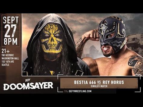 BESTIA 666 Vs REY HORUS DEFY Doomsayer Highlights YouTube