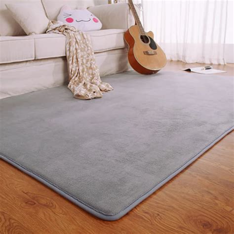 Buy Online Adasmile Fashion Memory Foam Solid Mat Area Rug Bedroom Rugs