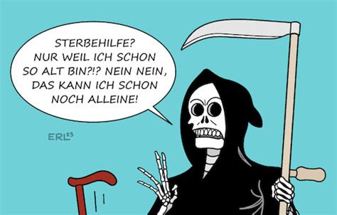 Sterbehilfe Von Erl Politik Cartoon Toonpool