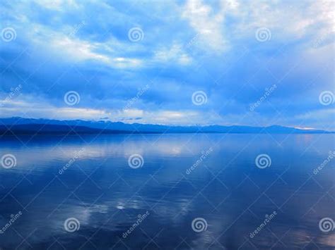 Eerie Blue Calm Waters Stock Image Image Of Blue Cover 54279517