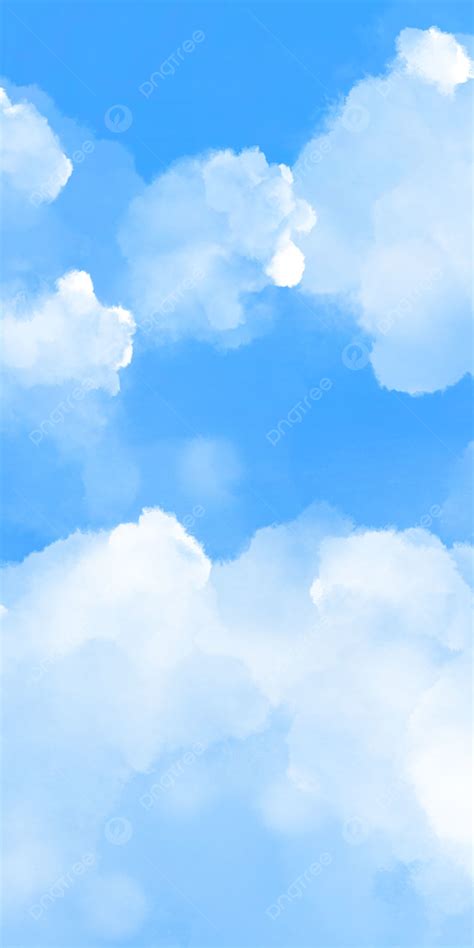 Latar Belakang Langit Biru Realistis Dan Latar Belaka