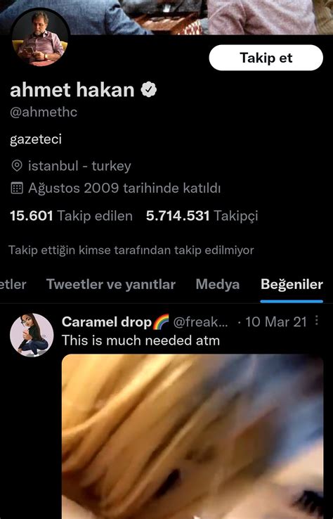 Teyakkuz On Twitter Gazeteci Ahmet Hakan N G R Nt Leri