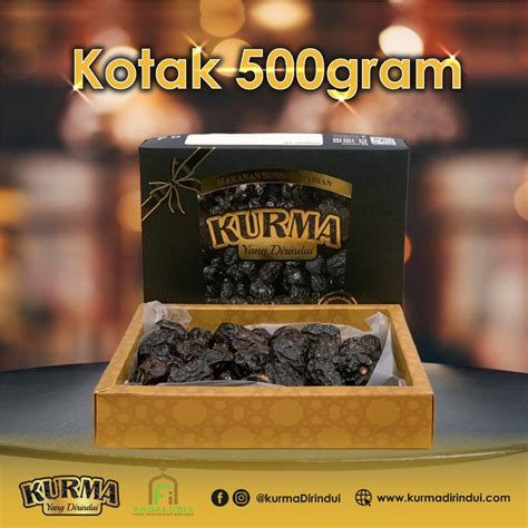 Ready Stock Kurma Nabi Ajwa Premium Madinah Aaa Premium Dates Vip