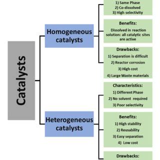 Characteristics, benefits, and drawbacks of homogeneous and ...