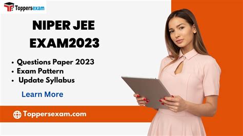 NIPER JEE Questions Paper 2023 Exam Pattern Update Syllabus