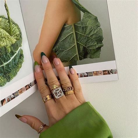 Classy Fashion Style Inspo On Instagram Nails Inspo 💚 Save For Your