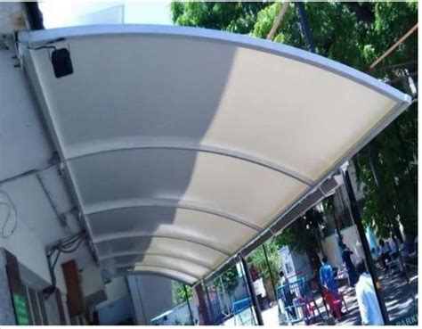 Arch Curve Tensile Fabric Car Parking Shed Paint Coated At Rs 350 Sq