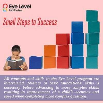 Foundational skills, Childrens learning, Steps to success