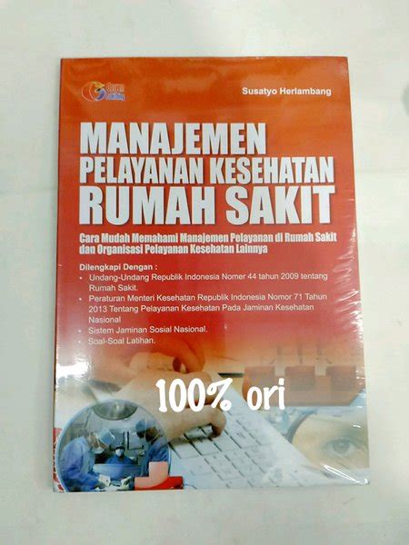 Jual Manajemen Pelayanan Kesehatan Rumah Sakit Di Lapak Medikal Bukuori