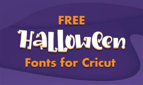 Free Halloween Fonts for Cricut | Polar Vectors