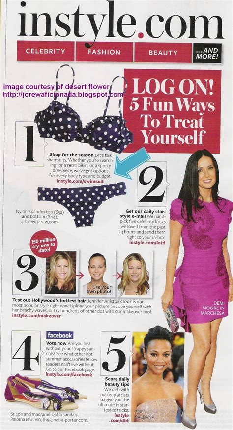 J Crew Aficionada J Crew Madewell Too Spotted In InStyle Magazine