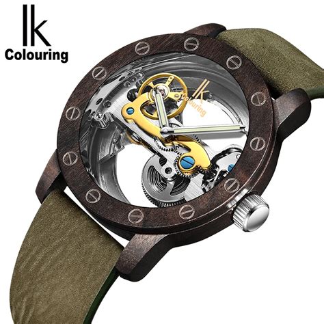 IK Colouring Reloj De Pulsera Autom Tico Para Hombre Cron Grafo Mec