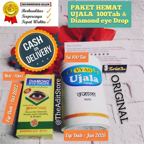 Jual Paket Hemat Obat Mata Minus Diamond Ujala Eye Tonic Di Lapak