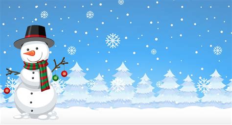 Snowman Powerpoint Background