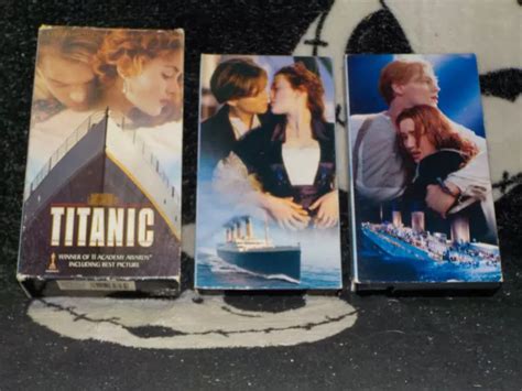 TITANIC VHS TAPE Leonardo DiCaprio James Cameron Kate Winslet Free