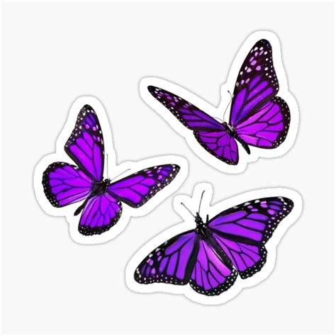 "monarch butterfly sticker pack purple" Sticker for Sale by Simplykatie ...