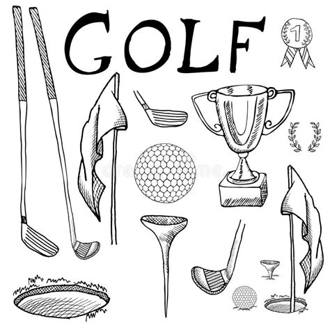 Golf Flag Drawing