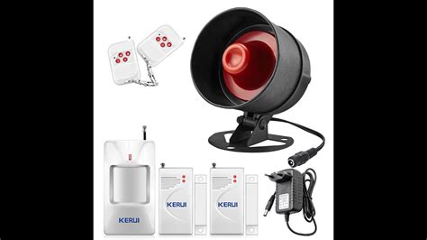 Kerui Standalone Alarm System Kerui Wireless Security System Youtube