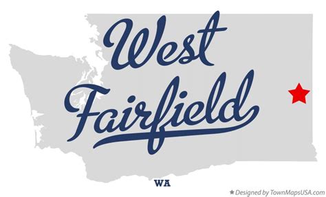 Map of West Fairfield, WA, Washington