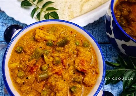 Veg Chettinad Curry Recipe By Spicequeen Cookpad
