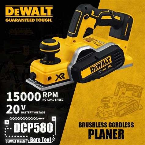 DEWALT DCP580 Brushless Cordless Planer 20V Lithium Power Tools Bare