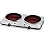 Amazon OVENTE Countertop Infrared Double Burner 1700W Electric Hot Plate And Portable