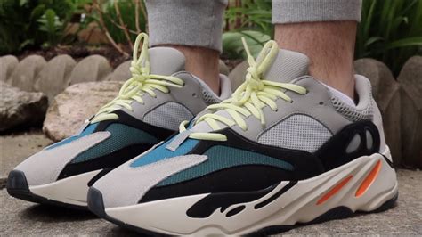 Yeezy Boost 700 Wave Runner Solid Grey On Foot YouTube