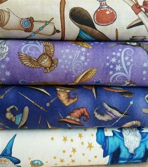 HARRY POTTER Hogwarts Licensed Cotton Fabrics 3 Designs 110cm Wide