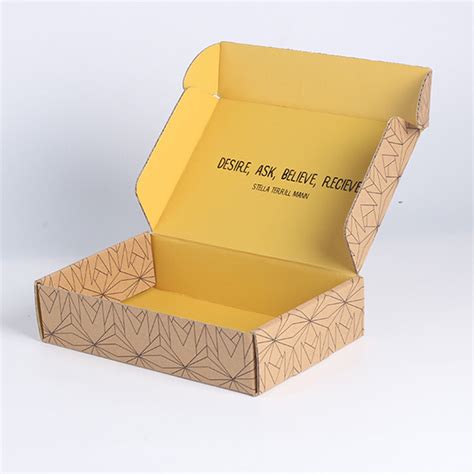 Colored Corrugated Corrugated Mailer Box