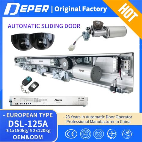 Deper A Type Aluminium Profiles Automatic Sliding Door System