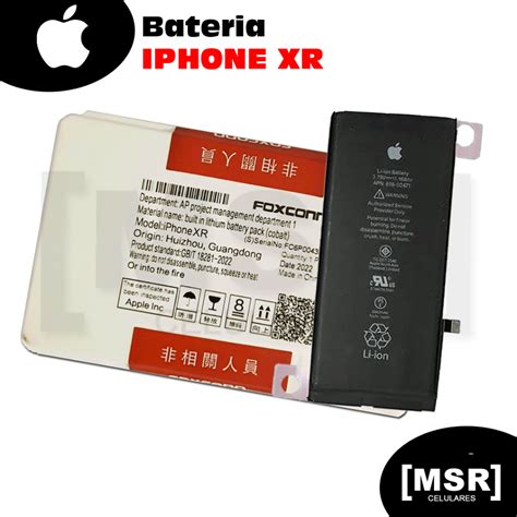 Bateria Original Celular Apple Modelo Iphone Xr Foxconn Shopee Brasil