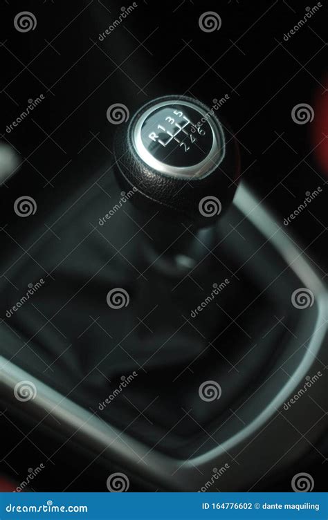 Manual Car Gear Shift stock photo. Image of background - 164776602