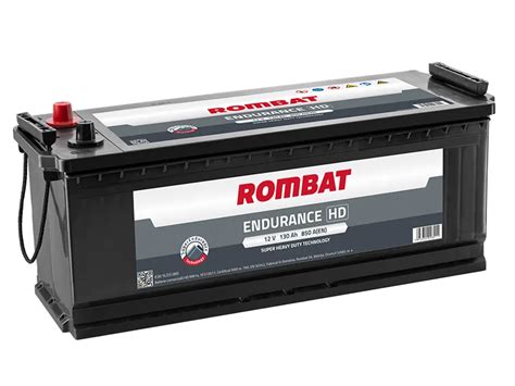 BATTERIE ROMBAT 12V 130AH (+ À GAUCHE) - Pacific Self Energy