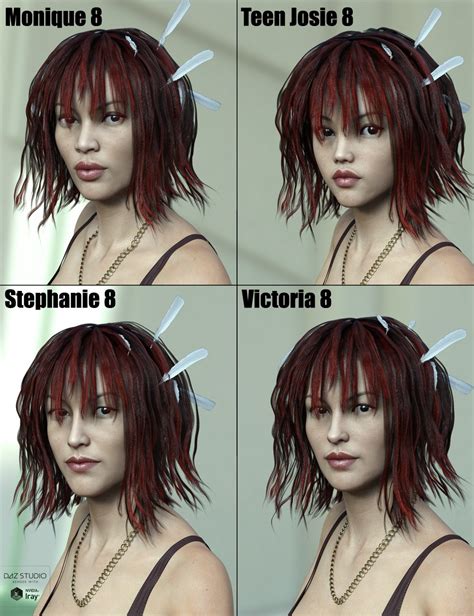 Bedhead Hair For Genesis 3 And 8 Female S Daz 3d