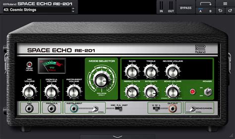 Roland Re Space Echo Software Effect