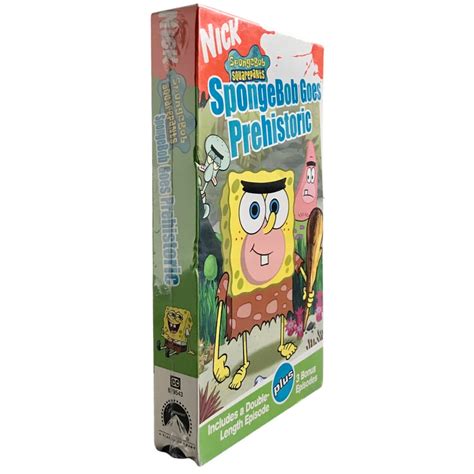 NWT Spongebob Squarepants Goes Prehistoric VHS Etsy