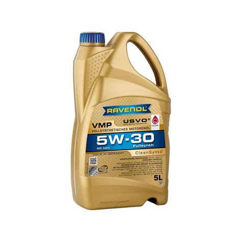 Моторное масло Ravenol VMP 5W 30 синтетическое 5 л 1111122 005 01 999