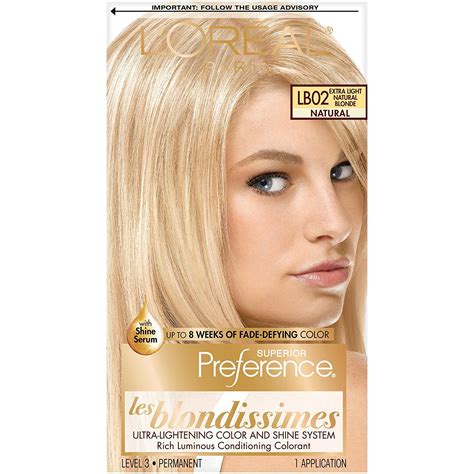 L Oreal Superior Preference Les Blondissimes LB Extra Light Natural Blonde Natural Ea