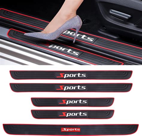 Zurligi Pcs Toyota Car Door Sill Plate Protector With Reflective