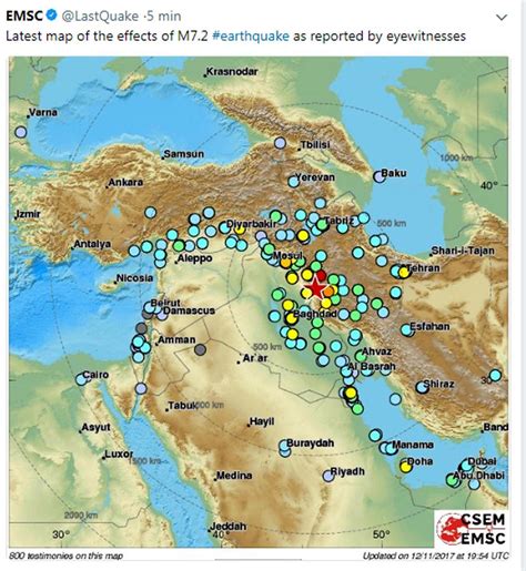 Iraq Terremoto Di Magnitudo Al Confine Con L Iran Morti E Feriti