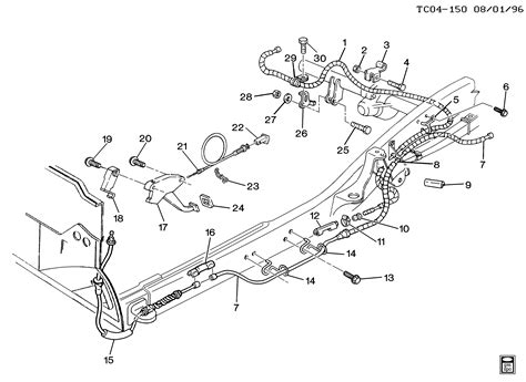 K Pickup Wd Carryover Model Parking Brake System Chevrolet