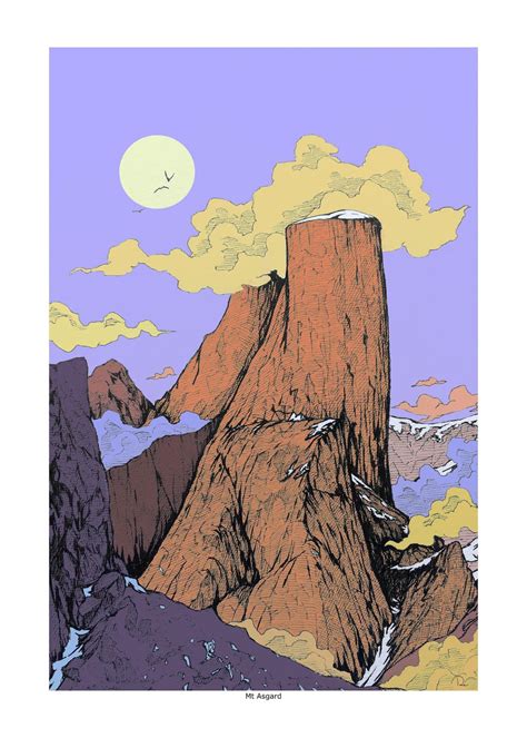 Im A Climber Who Creates Prints Of Famous Mountains Heres A Few Oc