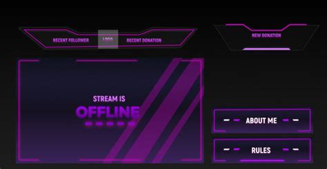 Create custom twitch banner and panels by Playz6 | Fiverr