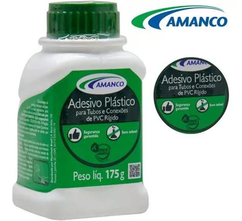 Cola Para Cano Pvc E Tubos Adesivo E Conexões Amanco 175g