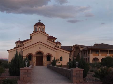 St. Paisuis Orthodox Monastery in Safford, Arizona. Safford Arizona