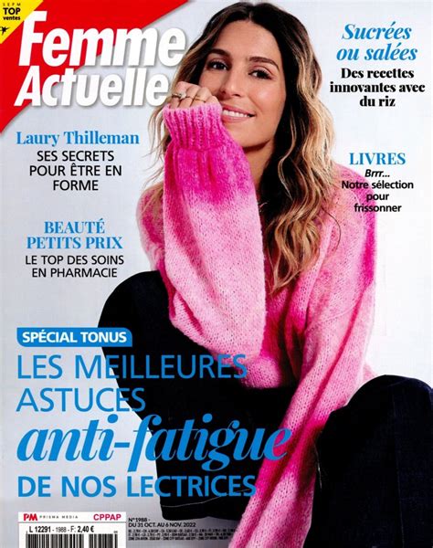 Femme Actuelle N° 1988 Abonnement Femme Actuelle Abonnement