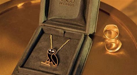 OVO partners with Jacob & Co on new Owl Emblem Necklace