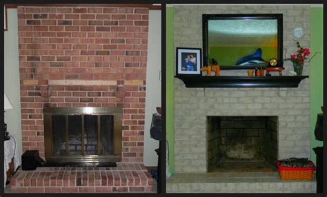 How To Paint Red Brick Fireplace Fireplace Guide By Chris