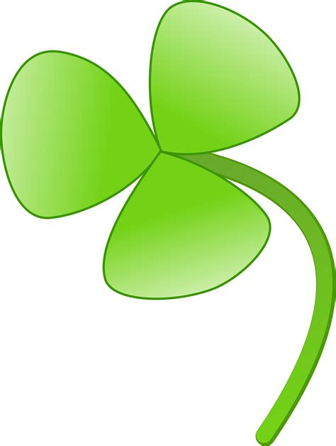 Clipart Three Leaves Clover