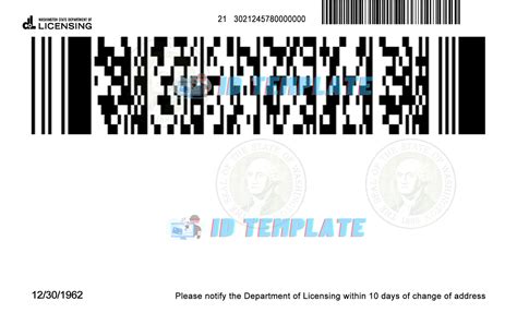 Washington Id Card Psd Template New 1200dpi Driving License Template